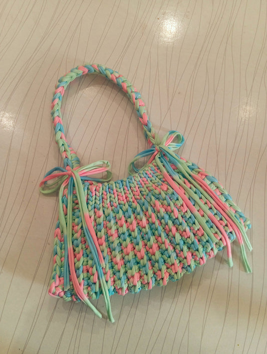 T-shirt yarn evening bag