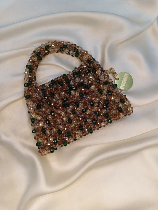 Small crystal beaded bag