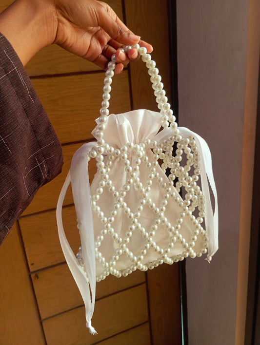 Beaded tote