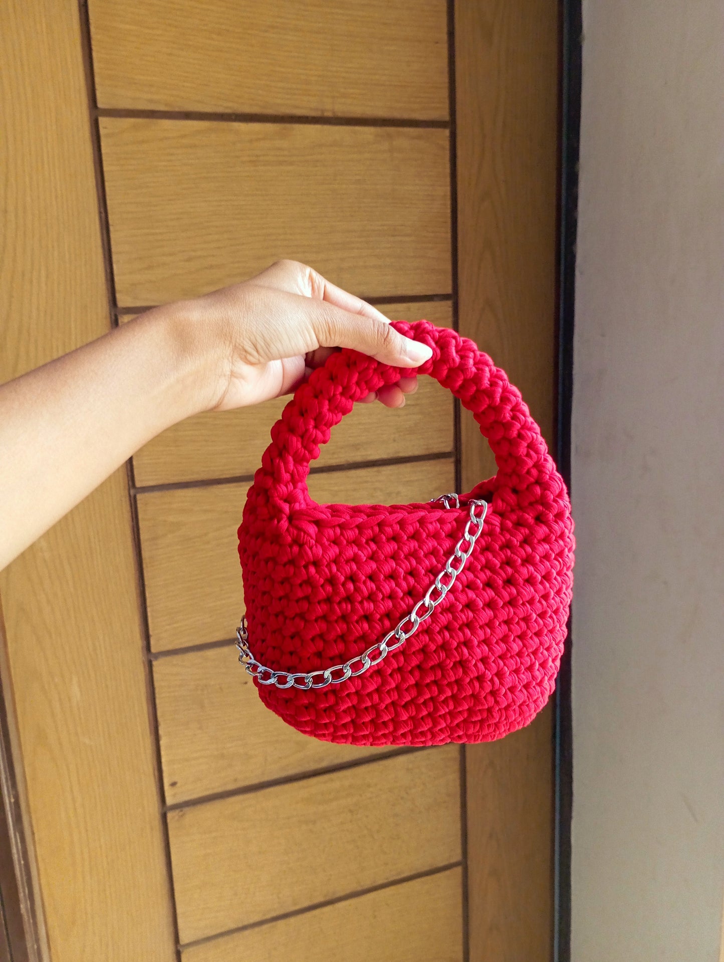 Jelly crochet bag