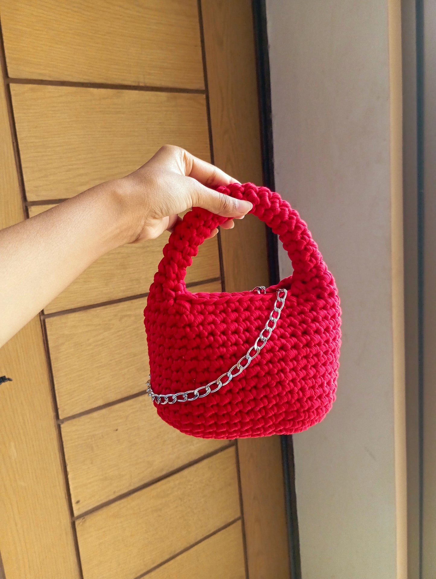 Jelly crochet bag