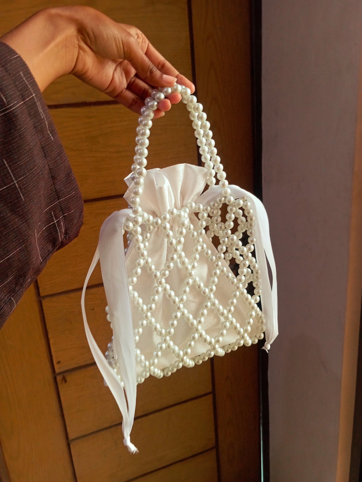Beaded tote