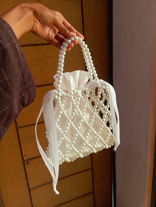 Beaded tote