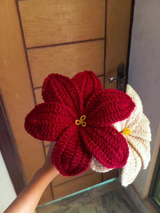 Crochet lilies pair