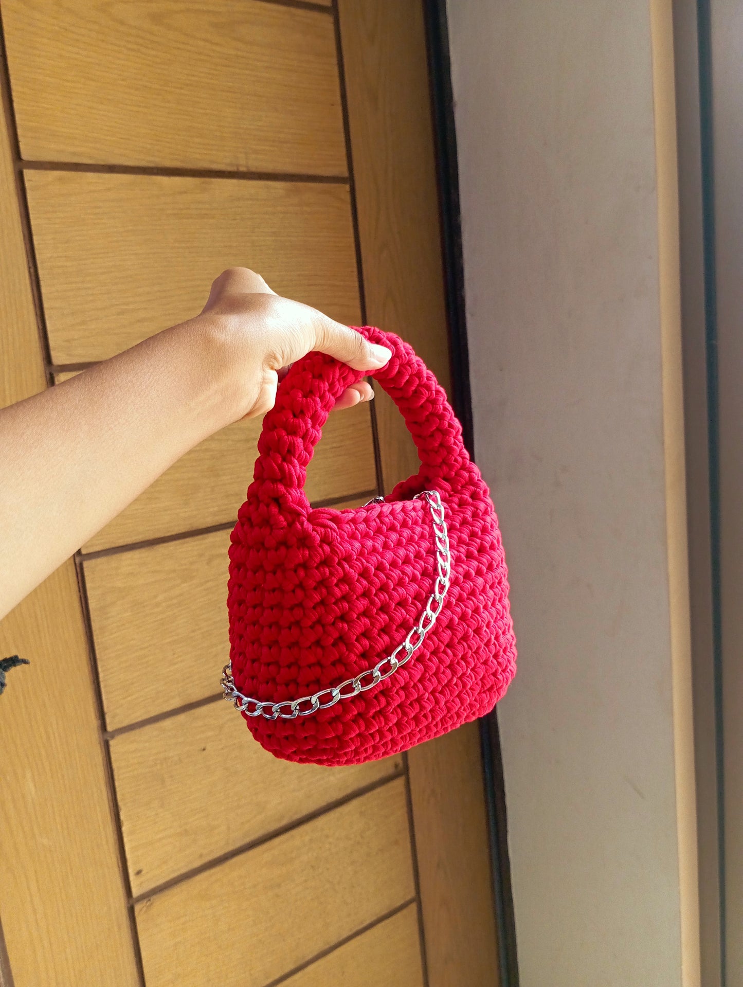 Jelly crochet bag